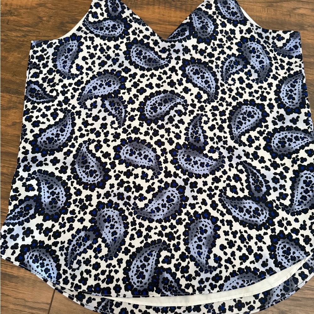 Express Navy Paisley Camisole